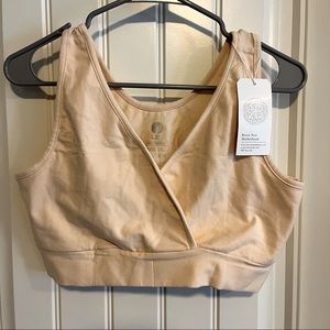 Kindred Bravely Organic Cotton Crossover Nursing & Sleep Bra- Large Busty
